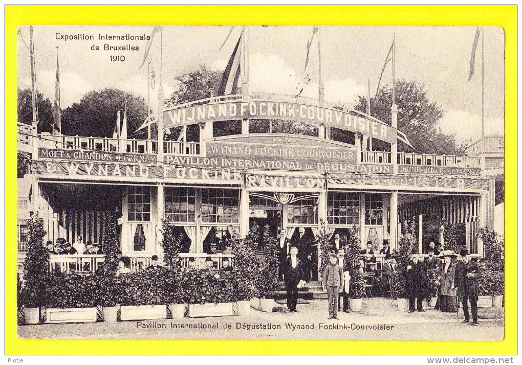 * Brussel - Bruxelles - Brussels * (Ed Photo Cie Belge - A 9980 10) Expo 1910, Pavillon Dégustation Wynand Fockink, TOP - Expositions Universelles