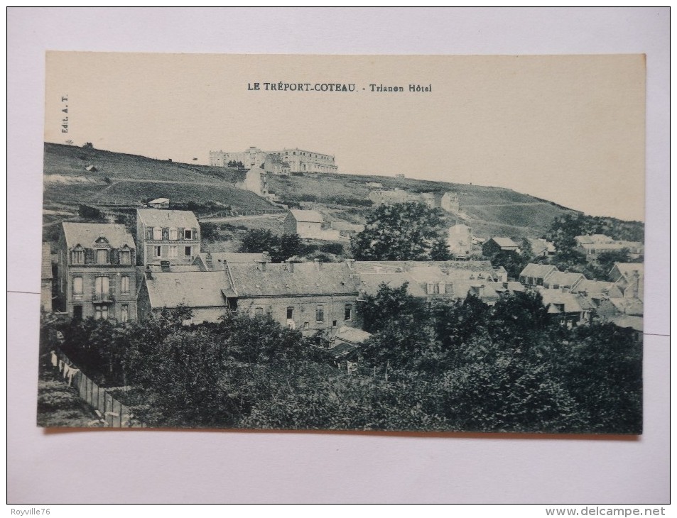 Le Tréport, Rue De La Batterie. L'hôtel Des Bains Et De France. - Le Treport