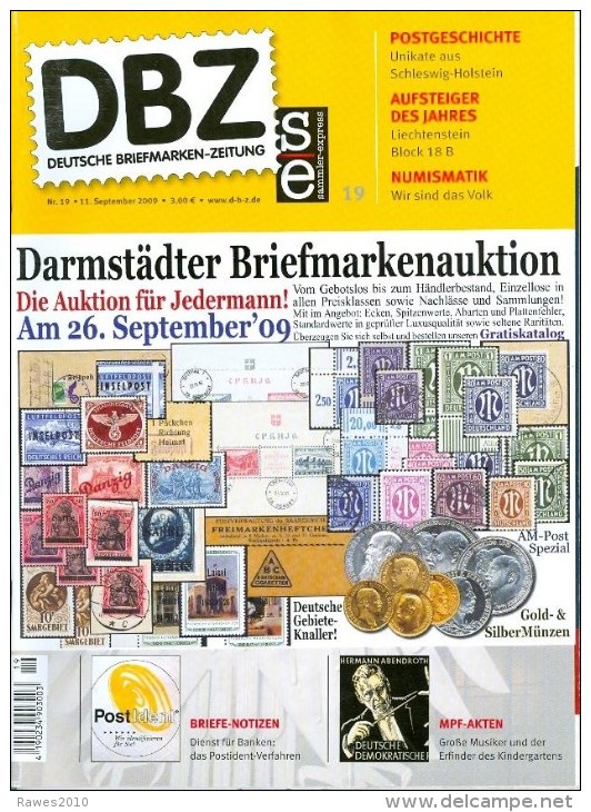 BRD DBZ Deutsche Briefmarken-Zeitung Nr. 19/2009 - Alemán (desde 1941)