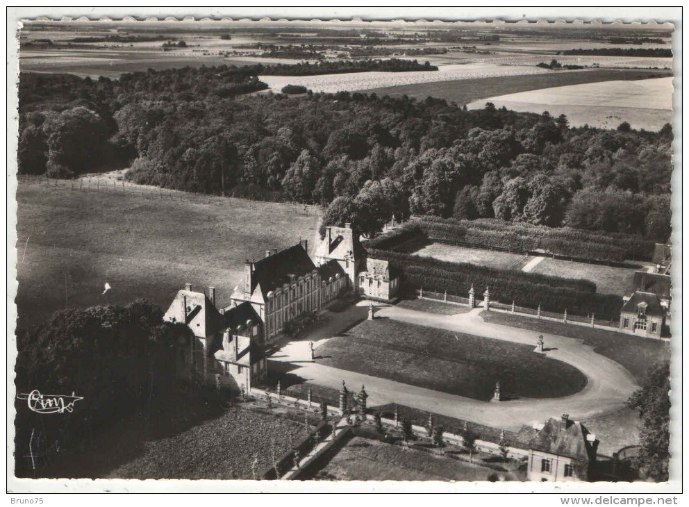 27 - SAINT-AUBIN-D'ECROSVILLE - Le Château - Vue Aérienne - Saint-Aubin-d'Ecrosville