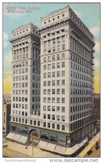 Wells Building Milwaukee Wisconsin 1911 - Milwaukee