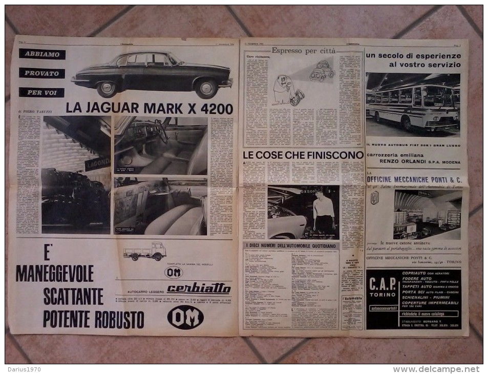 Giornale  - L' Automobile Del  11 Nov. 1964. - Car Racing - F1