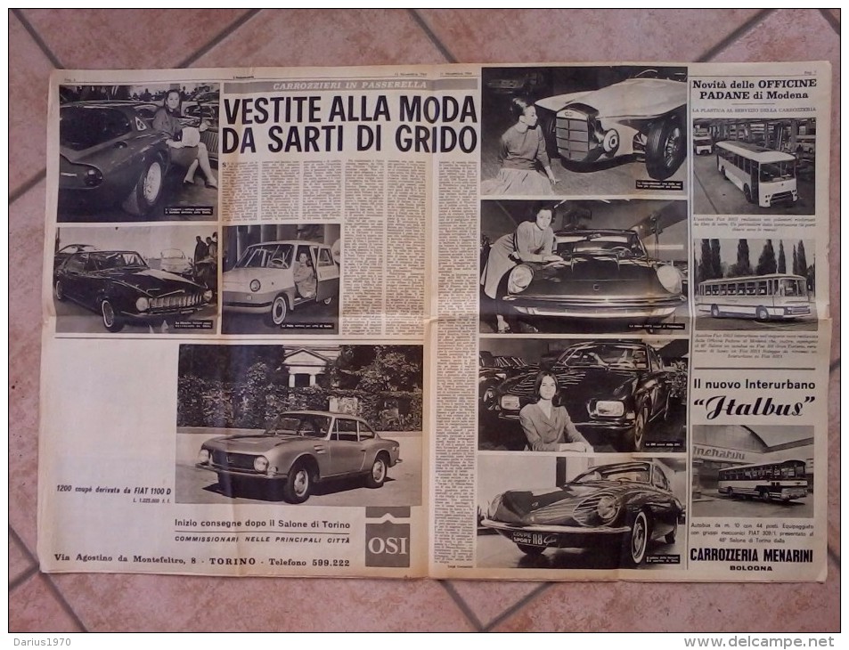 Giornale  - L' Automobile Del  11 Nov. 1964. - Car Racing - F1