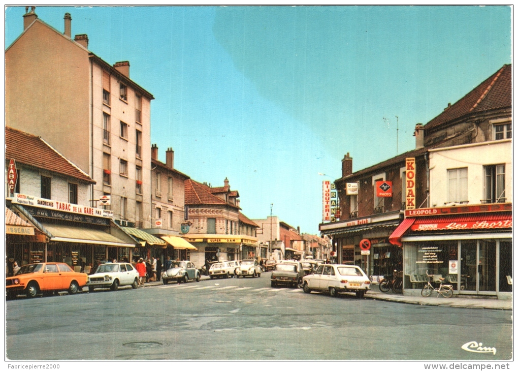 CPM 95 (Val D'Oise) Arnouville-lès-Gonesse - Bar-tabac "Civette", Les Sports, Tabac De La Gare, Avenue Pierre-Semard TBE - Arnouville Les Gonesses