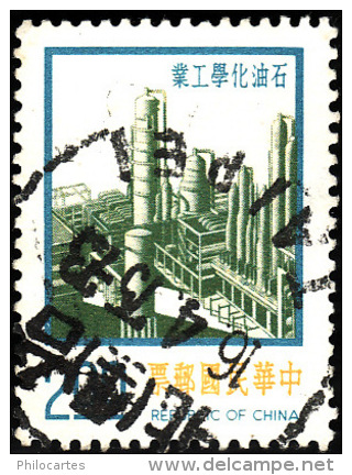 Taiwan - CHINE  1974  -  YT  981  -  Raffinerie   - Oblitéré - Gebruikt