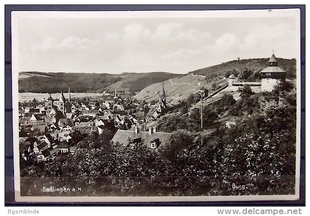 Alte Karte " ESSLINGEN Am Neckar - Burg" 1936 - Esslingen