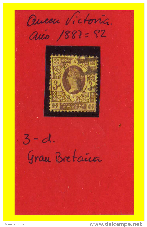 GRAN BRETAÑA- QUEEN VICTORIA -1887 - Used Stamps