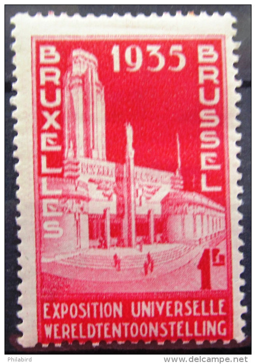 BELGIQUE           N° 387          NEUF* - Unused Stamps