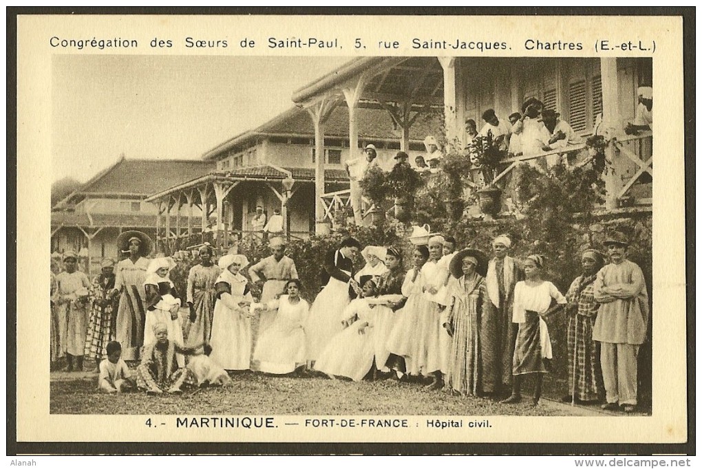 FORT De FRANCE Hôpital Civil Congrégation Des Soeurs De St Paul - Fort De France