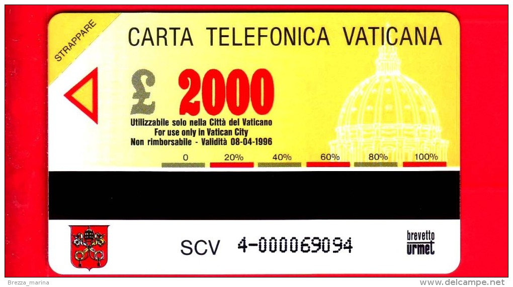 Scheda Telefonica - Nuova - VATICANO N. 4 - C&C 6004 - Cappella Sistina - Michelangelo - Vaticano