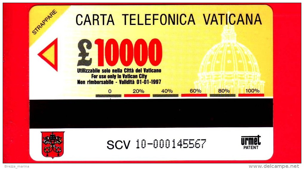 Scheda Telefonica - Nuova - VATICANO N. 10 - C&C 6010 - 10° Giornata Mondiale Gioventù - Vaticano