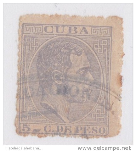 1884-38 CUBA SPAIN ESPAÑA 1884. ALFONSO XII. POSTAL FORG - Ongebruikt