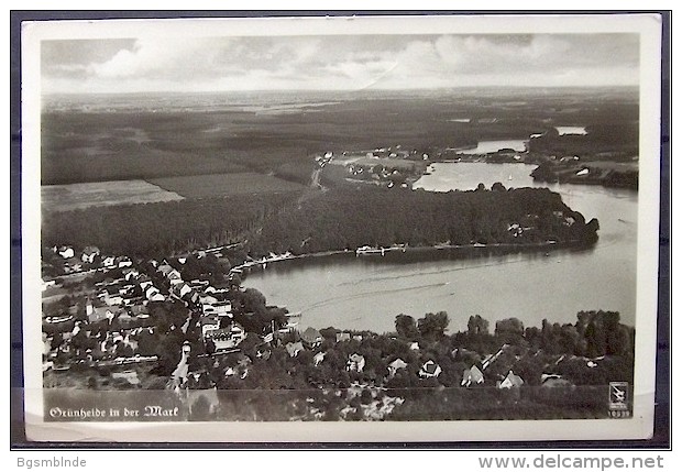 Alte Karte "GRÜNHEIDE In Der Mark" 1935 - Grünheide