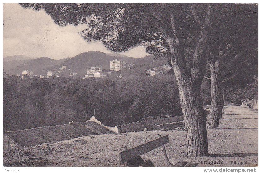 Italy 1912 Used Postcard  Bordighera Alberghi - World