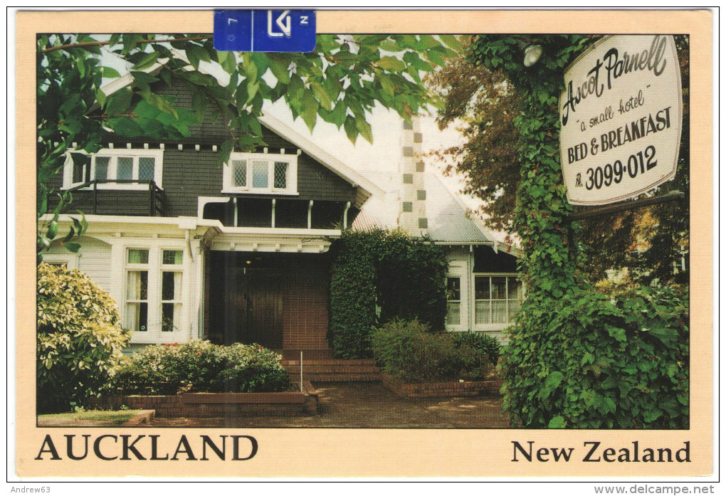 NUOVA ZELANDA - NEW ZEALAND - 1994 - Air Mail - One Dollar - Auckland Ascot Parnell, A Small Hotel - Viaggiata Da Nor... - Nuova Zelanda