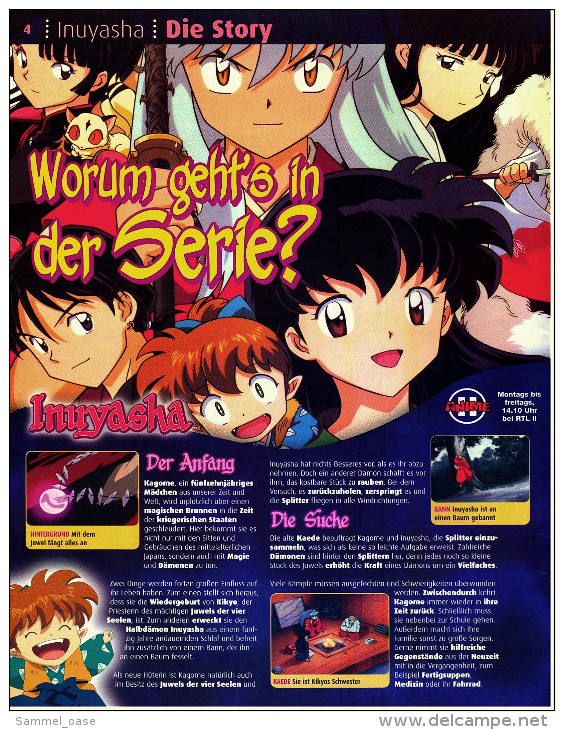 Zeitschrift "Mega Hiro Spezial"  Inuyasha Und Andere Fantasy-Animes  -  Von 2005 - Kids & Teenagers