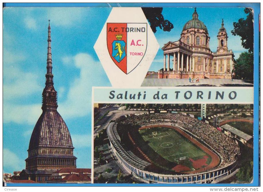 POSTCARD ITALY A.C.TORINO STADION  STADIUM  USED - Stadien & Sportanlagen