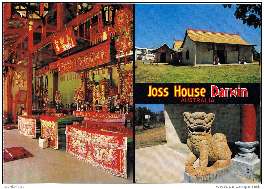 Joss House, Darwin, Northern Territory  - Nucolorvue NCV 3114 Unused - Darwin