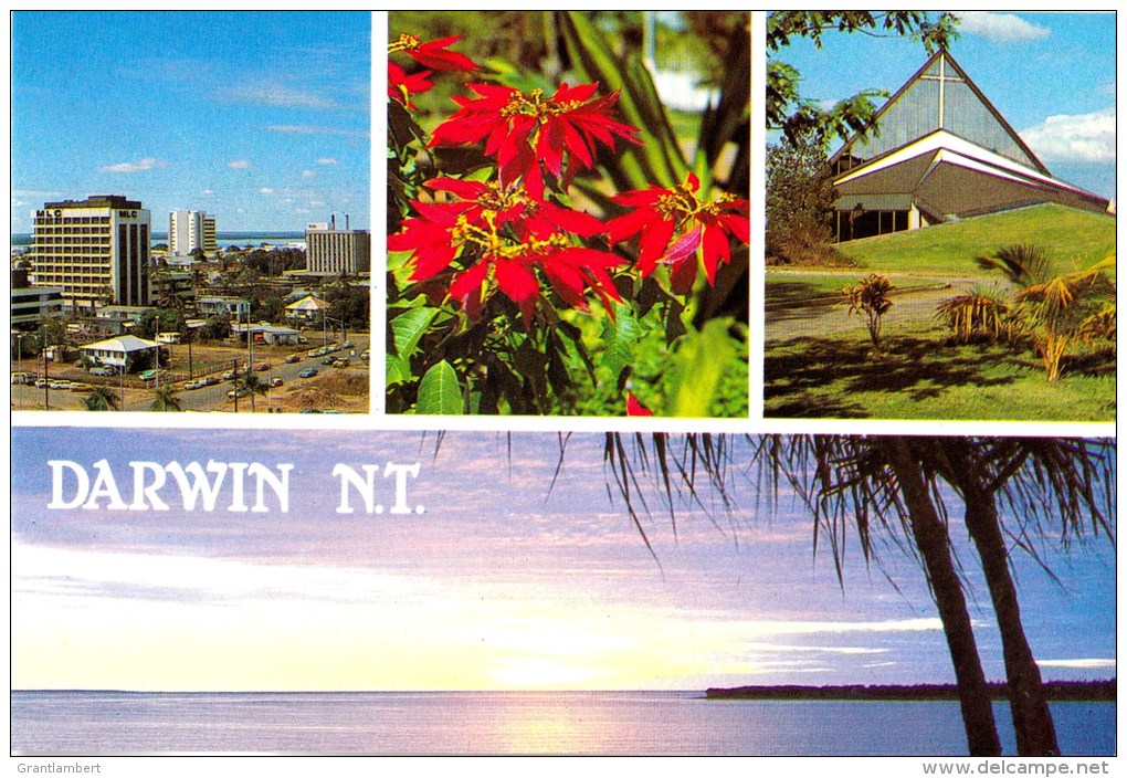 Darwin, Northern Territory Multiview - National View P 9027 - 2 Unused - Darwin