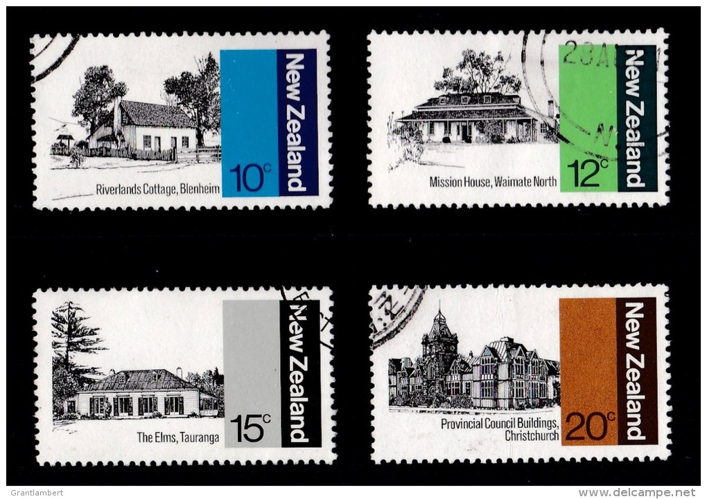 New Zealand 1979 Architecture Set Of 4 Used - - - Used Stamps