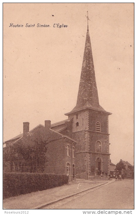 HOUTAIN-SAINT-SIMEON : L'église - Oupeye