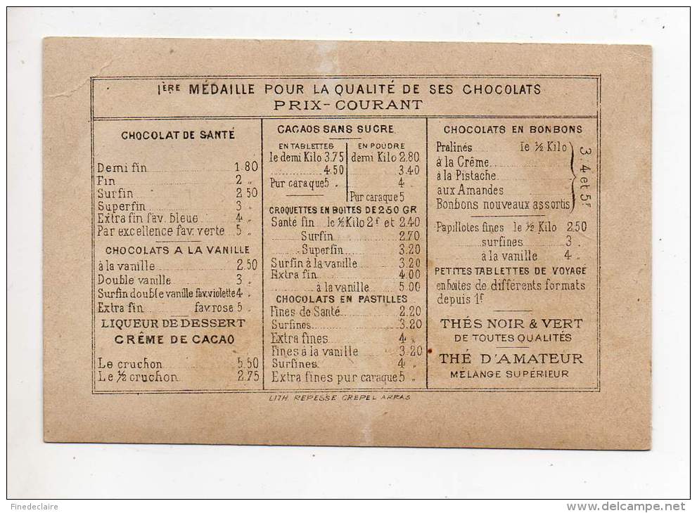Chromo - Chocolat Ibled, Paris Mondicourt - L'opéra - Ibled
