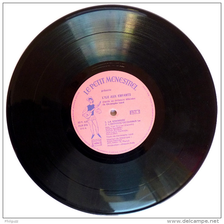Disque Vinyle 33T 25 Cm CASIMIR L'ÎLE AUX ENFANTS TF1 (2) - ADES ALB 375 1975 ILLUSTRATIONS ANNE HOFER - Dischi & CD
