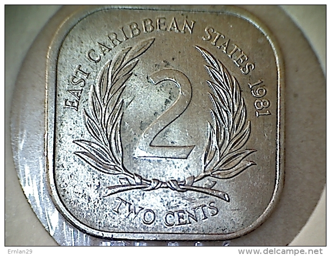 Caraibes De L'Est 2 Cents 1981 - East Caribbean States