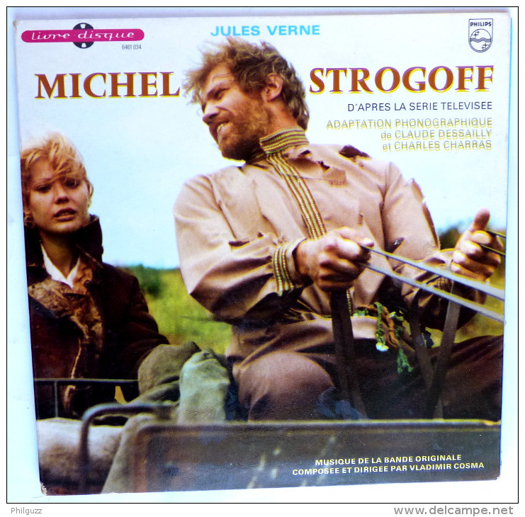 Disque Vinyle 33T 25 Cm Michel STROGOFF Jules Verne (1) - VLADIMIR COSMA PHILIPS 6461034 1975 - Records