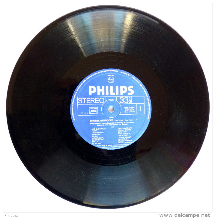 Disque Vinyle 33T 25 Cm Michel STROGOFF Jules Verne (1) - VLADIMIR COSMA PHILIPS 6461034 1975 - Dischi & CD