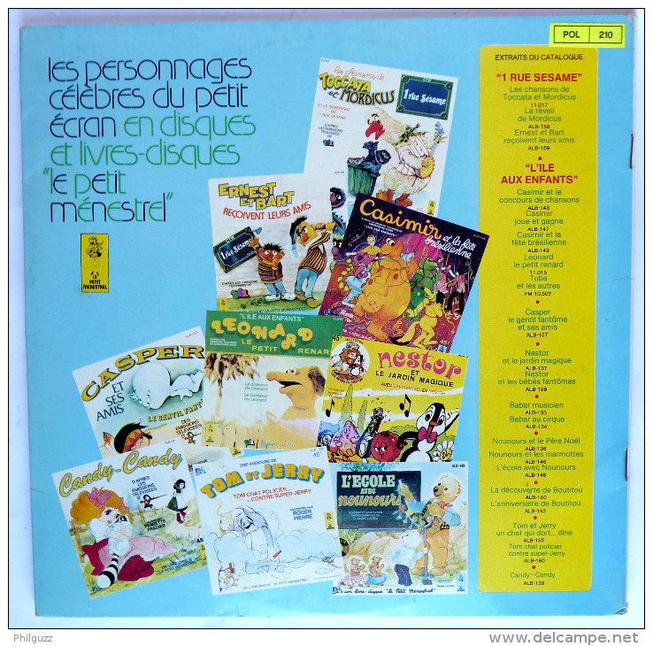 Disque Vinyle 33T 25 Cm 1 Rue Sesame - VIVE LA RUE SESAME ADES ALB 390 1978 - Discos & CD