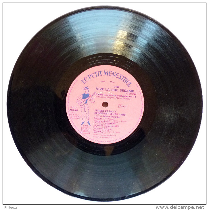 Disque Vinyle 33T 25 Cm 1 Rue Sesame - VIVE LA RUE SESAME ADES ALB 390 1978 - Dischi & CD