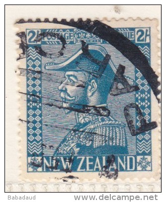 New Zealand 1927, 2/= Light Blue, Part Of Heavy Strike Of PARCELS C.d.s. - Used Stamps