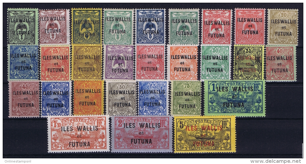 Wallis Et Futuna Yv Nr 1 - 25   MH/* Avec  Charnière - Neufs