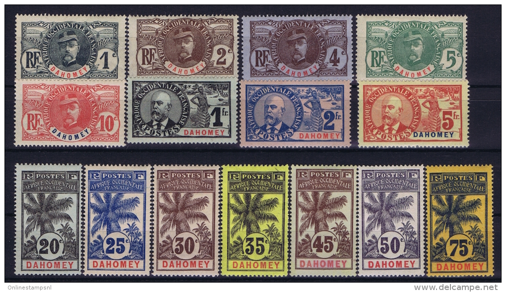 Dahomey Yv Nr  18 - 32   MH/* Avec  Charnière - Nuevos