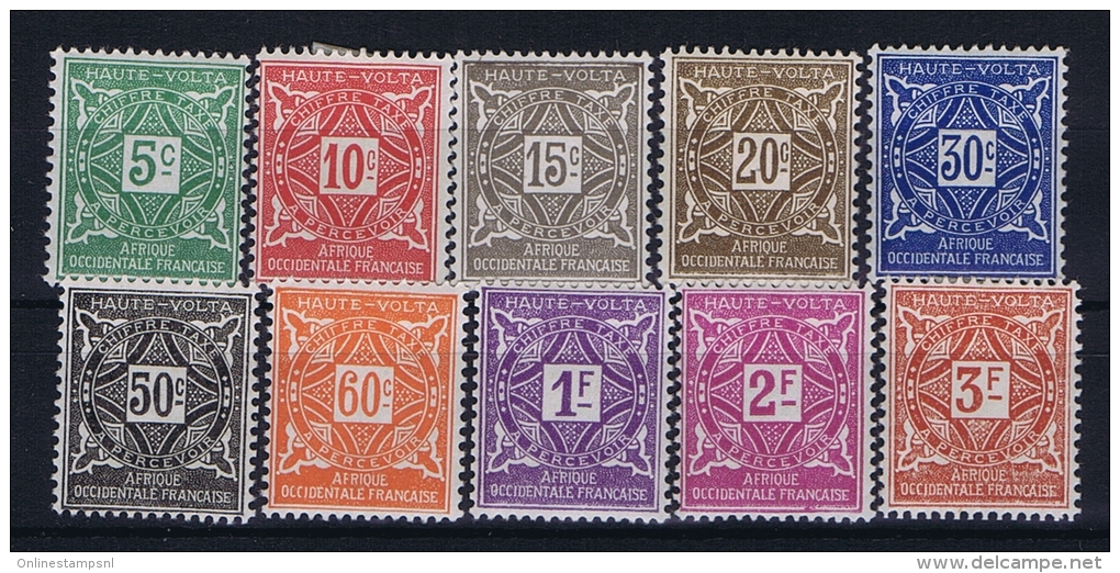 Haut-Volta Yv  Taxe 11 - 20 MH/* Avec  Charnière - Postage Due