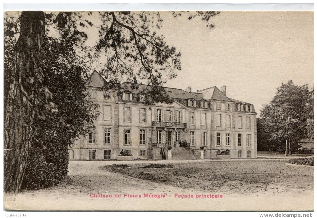 CPA 91 CHATEAU DE FLEURY MEROGIS FACADE PRINCIPALE - Fleury Merogis