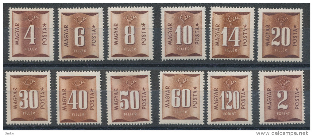 1951. Brown Postage Due Stamp (III.) - Postage Due Stamp :) - Postage Due