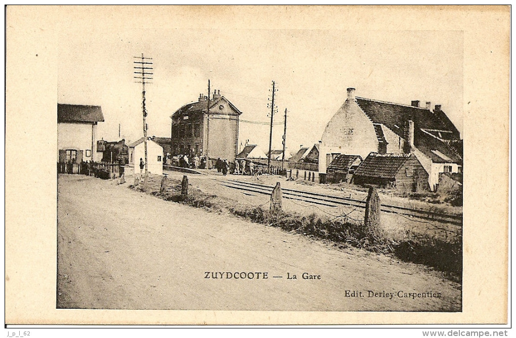 59 - CPA La Gare De ZUYDCOOTE - Other & Unclassified