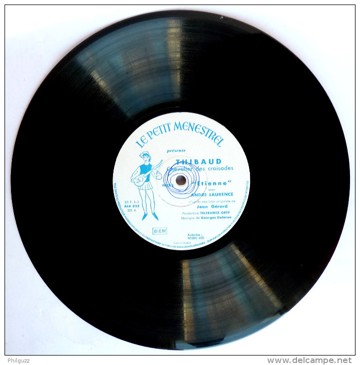 RARE Disque Vinyle 33T 25 Cm THIBAUD DES CROISADES (1) A Laurence - ORTF ADES ALB 325 1970 - Disques & CD