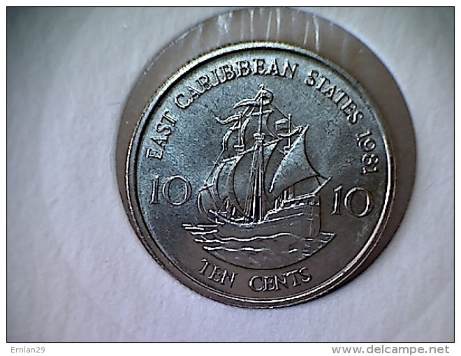 Caraibes De L´Est  25 Cents 1965 - Britse Caribische Gebieden