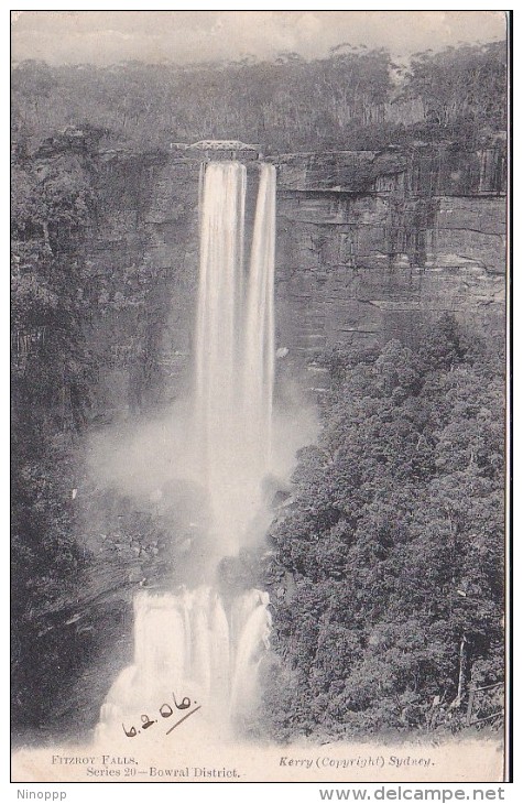 Australia New South Wales 1911 Used Postcard, Fitzroy Falls - World