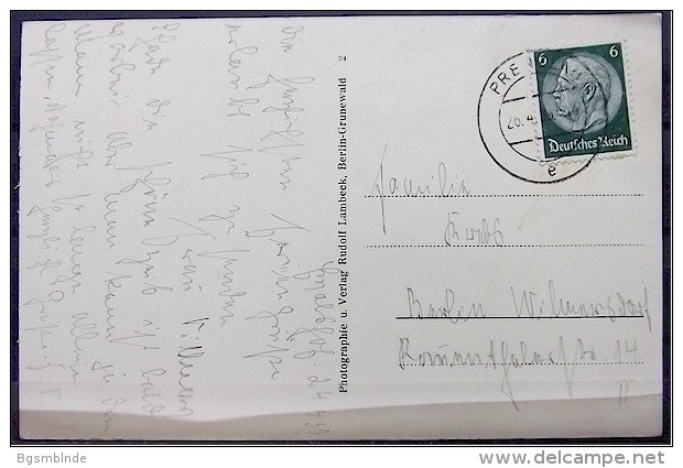 Alte Karte "PRENZLAU U.M. - Marienkirche"  1939 - Prenzlau