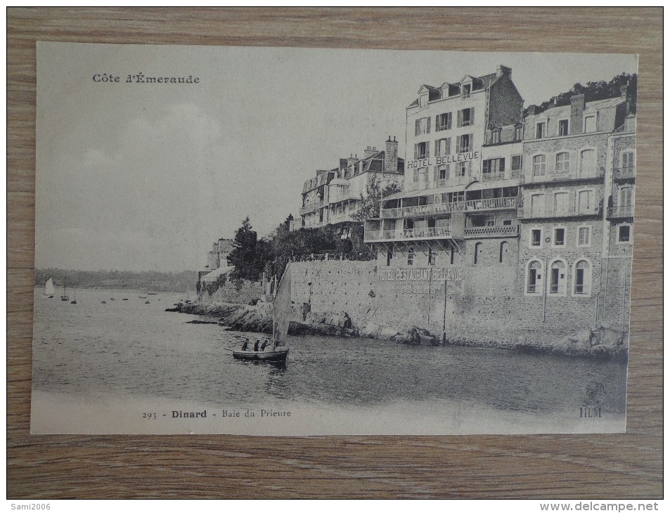 CPA 35 DINARD BAIE DU PRIEURE HOTEL BELLEVUE - Dinard