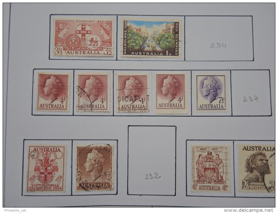 AUSTRALIE - Petite collection à étudier - Petit prix - A voir - Lot P9360