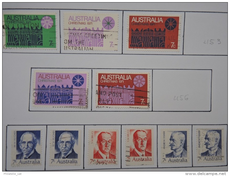 AUSTRALIE - Petite collection à étudier - Petit prix - A voir - Lot P9360