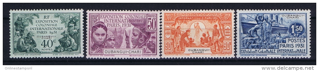Oubangui-Chari Yv Nr 84 - 87   MH/* Avec  Charnière - Neufs