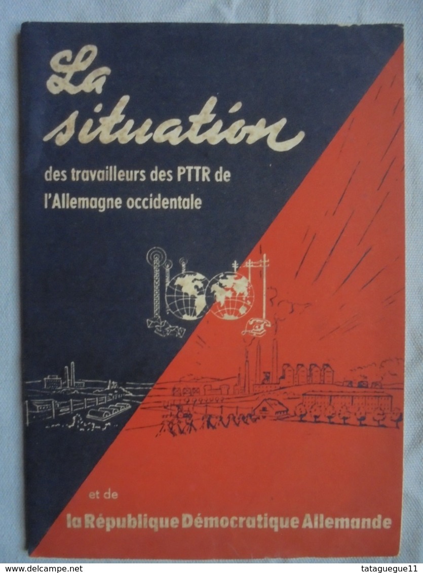 Ancien - Livret La Situation Des Travailleurs Des PTTR Allemagne Occidentale/RDA - Politique Contemporaine