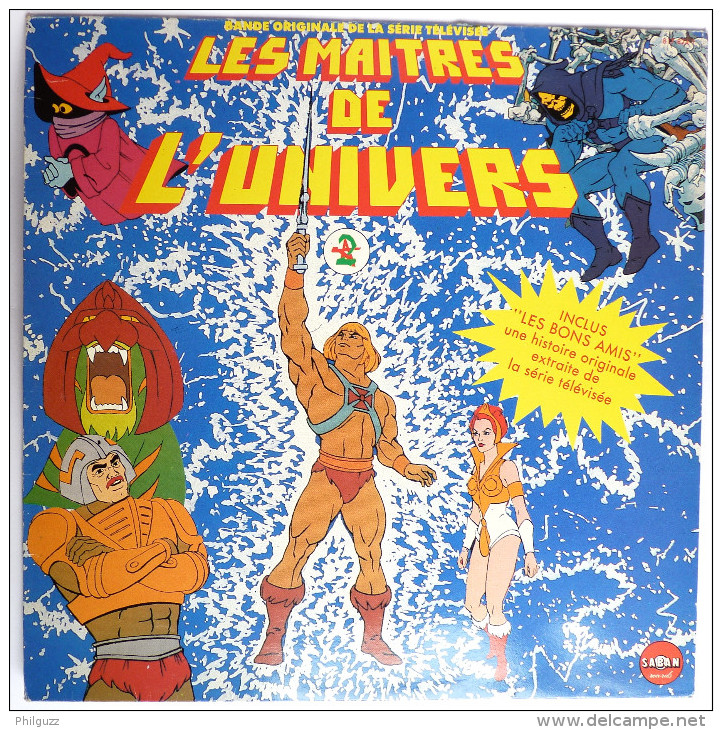 RARE Disque Vinyle 33T LES MAITRES DE L'UNIVERS - SABAN 8178241 1983 - Records