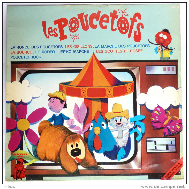 Disque Vinyle 33T LES POUCETOFS ORTF LE MANEGE ENCHANTE ORTF - MR PICKWICK MPD 405 1974 - Dischi & CD